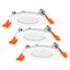 Downlight set SLIM 3×4.5W 3000K 85mm 230V White thumbnail 1