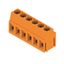 Printed circuit board terminals, 5.00 mm, Number of poles: 6, 90°, Solder pin length (l): 3.5 mm, tinned, orange, Clamping yoke connection, Clamping range, max. : 2.5 mm², Box thumbnail 2