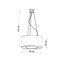 Chandelier SATURNO 50 black thumbnail 6