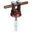Conductor holder DEHNgrip Cu f. Rd 8mm H 20mm w. dowel 8x40mm a. wood  thumbnail 1