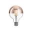 LED Copper Half Sphere Globe Light Bulb G95 7W 650Lm E27 2700K Dimmable - A24 thumbnail 1
