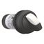 Changeover switch, With thumb-grip, momentary, 2 NC, Screw connection, 2 positions (V position), Bezel: black thumbnail 7