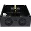 P3-100/I5 On-Off switch, P3, 100 A, surface mounting, 3 pole, with black thumb grip and front plate thumbnail 36