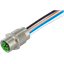 M12 Power female recept. K-cod. front PUR-wires 0.25 3m thumbnail 2