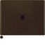 Centre plate for cable out., arsys, brown glossy thumbnail 4