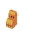 Printed circuit board terminals, 5.08 mm, Number of poles: 18, 90°, Solder pin length (l): 3.2 mm, tinned, orange, Clamping yoke connection, Clamping range, max. : 6 mm², Box thumbnail 1