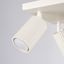 CEILING LAMP FOUR SPOTLIGHTS ON A SQUARE BEIGE ROSETTLE CARBON SERIES thumbnail 4