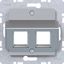 Center plate 2-way, Krone, A.x/C.x/S.x/B.x/Q.x/K.x titanium thumbnail 1
