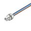 Built-in plugs, M12, pin, straight, Mounting thread: M 16 x 1.5, Number of poles: 5, Strand / cable length: 0.3 m, Front mounting thumbnail 1