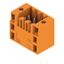 PCB plug-in connector, male header, Flange, THT solder connection, 3.50 mm, Number of poles: 6, 180°, Solder pin length (l): 3.5 mm, tinned, orange, Box thumbnail 2