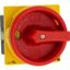 T0-1-102/E/SVB Main switch, T0, 20 A, flush mounting, 1 contact unit(s), 2 pole, Emergency switching off function, With red rotary handle and yellow locking ring thumbnail 7