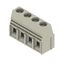 Printed circuit board terminals, 10.16 mm, Number of poles: 4, 90°, Solder pin length (l): 4.5 mm, tinned, Pebble grey, Clamping yoke connection, Clamping range, max. : 16 mm², Box thumbnail 4