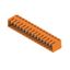 PCB plug-in connector, male header, closed side, THT solder connection, 3.50 mm, Number of poles: 15, 90°, Solder pin length (l): 3.2 mm, tinned, orange, Box thumbnail 4