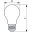 CLA LEDBulb ND 8.5-75W A60 E27 827 CL thumbnail 3