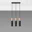 HANGING LAMP PABLO 3L BLACK GU10 3X40W IP20 thumbnail 7