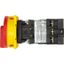 P1-25/V/SVB Main switch, P1, 25 A, rear mounting, 3 pole, Emergency switching off function, With red rotary handle and yellow locking ring, Lockable in the 0 (Off thumbnail 3