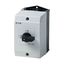 P1-32/I2/HI11 On-Off switch, P1, 32 A, surface mounting, 3 pole, 1 N/O, 1 N/C, with black thumb grip and front plate thumbnail 2