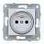 Pin socket outlet, cage clamps, silver thumbnail 4