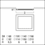 PANOS INF/EVO IP54 GLAS CLEAR Q100 WH - Transparent attachment thumbnail 2