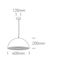 WHITE E27 20W BRASS REFLECTOR thumbnail 2