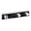 RainSelect shower thermostat, 2 functions, with shower head holder, black thumbnail 1