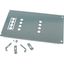 XMN130806M-BS Mounting plate, +mounting kit, for NZM1, horizontal, 3/4p, HxW=200x600mm thumbnail 6