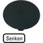 M22-XDP-S-D18 Button plate, mushroom black, DECREASE thumbnail 3