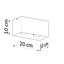 SPOT QUAD MAXI GREY GU10 2X40W IP20 thumbnail 8