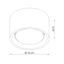 Ceiling lamp MODO 1 burgundy Gx53 thumbnail 3