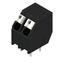 Printed circuit board terminals, 5.00 mm, Number of poles: 2, 135°, Solder pin length (l): 3.5 mm, black, PUSH IN with actuator, Clamping range, max. : 1.5 mm², Tube thumbnail 3