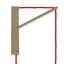 Pinocchio, adjustable wooden wall bracket for pendant lamps thumbnail 1