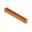 PCB plug-in connector, male header, Flange, THT solder connection, 3.50 mm, Number of poles: 21, 180°, Solder pin length (l): 3.2 mm, tinned, orange, Box thumbnail 4