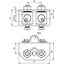 Adapter for angled support StSt f. air-termination rods D 16mm f. DEHN thumbnail 2