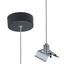 SLOIN slim ASI1 E-L SR/BK - Cord suspension incl. ceiling rose thumbnail 1