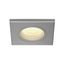 DOLIX OUT GU10 SQUARE downlight, silver-grey, max. 35W thumbnail 1
