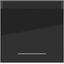 Rocker single, text field, clear lens, A.x/C.x, night black glossy thumbnail 1
