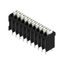 Printed circuit board terminals, 3.50 mm, Number of poles: 10, 180°, Solder pin length (l): 3.5 mm, black, PUSH IN with actuator, Clamping range, max. : 1.5 mm², Tube thumbnail 4