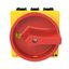 P3 Main switch, 80 A,Flush mounting, 3 pole, Form E, Red, Door couplin thumbnail 5