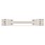 pre-assembled interconnecting cable;Eca;Socket/plug;white thumbnail 1