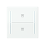 LFJT/A.2.70.1-44G Cover plate with legend with Symbol "venetian blind" studio white - Trevion® thumbnail 1