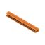 PCB plug-in connector, male header, open side, THT solder connection, 5.08 mm, Number of poles: 19, 90°, Solder pin length (l): 3.2 mm, tinned, orange, Box thumbnail 4