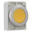 M30C-FDR-Y Pushbutton, RMQ-Titan, Flat, maintained, yellow, Blank, Metal bezel thumbnail 12