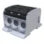 STB 95-3 Rail-mounted terminal block Al/Cu 87560 SIMBLOCK black thumbnail 1