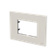 Frame - 1-gang / 3-modules - ABB logo - Dune thumbnail 2