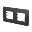 Frame 2-gang / 2+2-modules - Niessen logo - S - Tacteo Black thumbnail 3