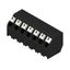 Printed circuit board terminals, 5.00 mm, Number of poles: 7, 135°, Solder pin length (l): 1.5 mm, black, PUSH IN with actuator, Clamping range, max. : 1.5 mm², Tube thumbnail 3