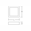 TOLEDO FLAT+ square, 24 W, 3050 lm, 830, 840, white, on/off Surface mo thumbnail 3