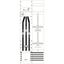 KA4231 Measurement and metering transformer board, Field width: 2, Rows: 0, 1350 mm x 500 mm x 160 mm, IP2XC thumbnail 5