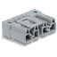 Plug for PCBs angled 4-pole gray thumbnail 1