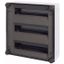 AV/I44-125 MCB enclosure, IP65, mounting rail vertical, HxWxD=375x375x150mm thumbnail 1